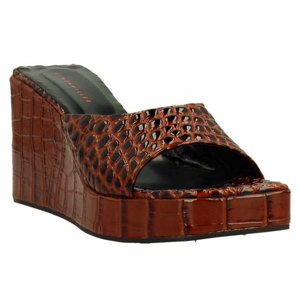 SIMON MILLER COCOA CROC LEVEL